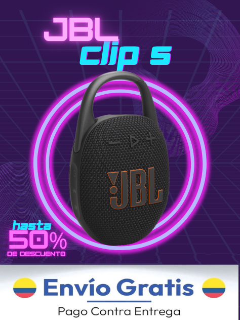 🌧️ JBL Clip 5: Música Sin Límites, Resistencia Total 🔋🔥