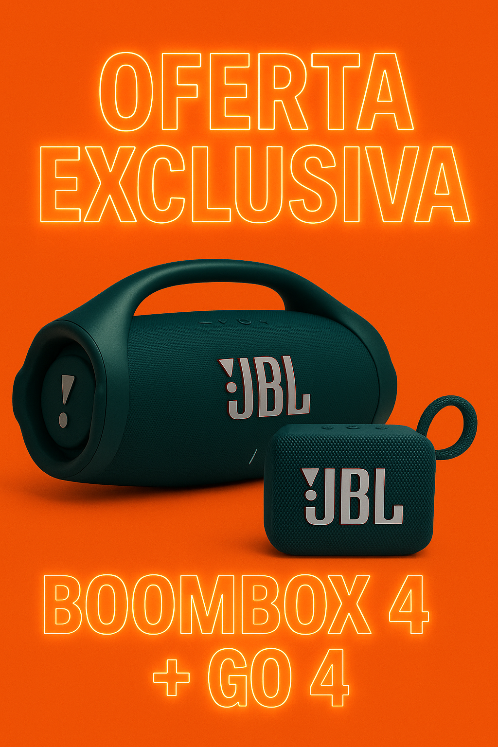 🔊🔥 Compra el Boombox 4 y recibe el Go 4 ¡TOTALMENTE GRATIS! 🎶
